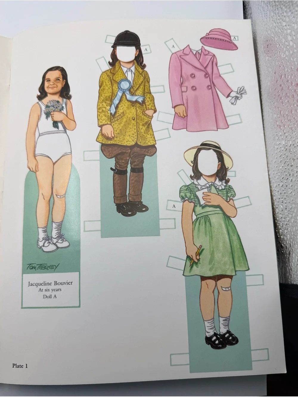 Jacqueline Kennedy Onassis Paper Dolls By Tom Tierney